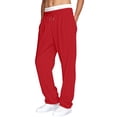 thumbnail image 2 of Casual Pants for Men - Comfortable Breathable Sweatpants with Pockets and Elastic Waistband for Daily Wear, 2 of 8