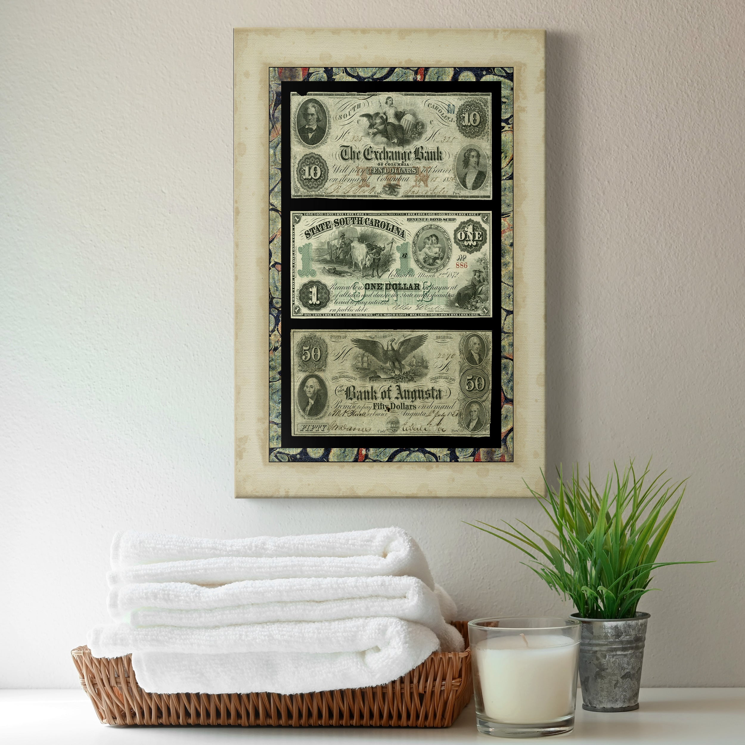 Money Money Money II Premium Gallery Wrapped Canvas - Ready to Hang