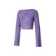 thumbnail image 3 of Txlixc Blusa hueca femenina, camiseta de punto suelta de color sólido con cuello redondo de manga larga Txlixc  moda, 3 of 9