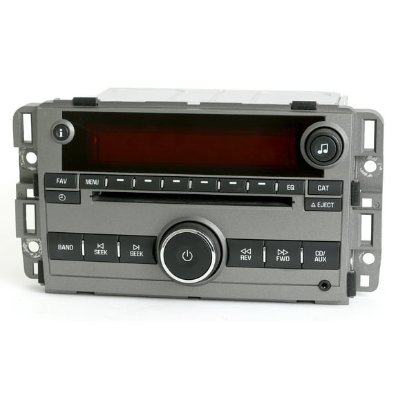 Restored Saturn Vue 2009 Gray Radio AM FM CD Player w Auxiliary Input - 20790696 Unlocked (Refurbished)