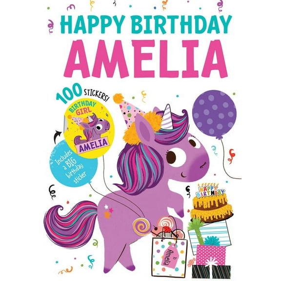 Happy Birthday: Happy Birthday Amelia (Hardcover)