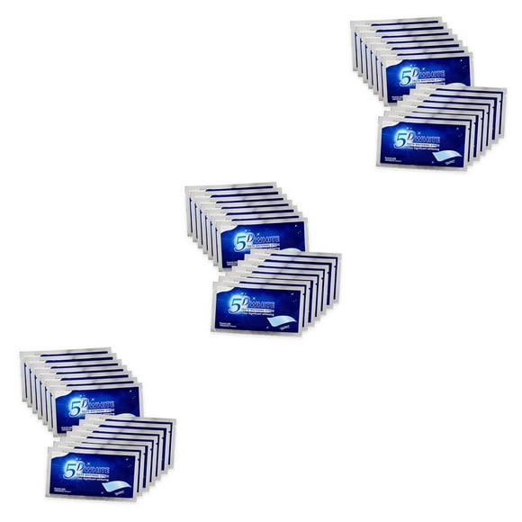 Qarigey tiras de Gel blanqueador para dientes con tarjeta de color