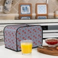 thumbnail image 6 of Balery Starfish Navy Blue Stripe Pattern Oven Cover Kitchen Bread Machine Protector, 2 Slice Toaster Cover for Home, Anti Dust Fingerprint Coaster Cover, 6 of 7