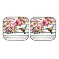 thumbnail image 7 of Kll Bird And Floral Windshield Sun Shade 2-Piece Foldable Car Front Window Sunshade For Most Sedans Suv Truck- Large, 7 of 7