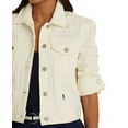 thumbnail image 3 of Lauren Ralph Lauren Women's White Patchwork Denim Trucker Jacket, 3 of 4