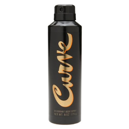 Curve for Men Deodorant Body Spray, 6 oz