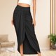thumbnail image 1 of Maxi Falda Drapeada Mujer Elástico Vestido Casual Asimétrico Adelgazante Viajes de Verano FLhrweasw Nuevo, 1 of 7