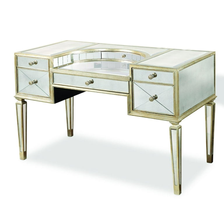 Antique mirrored desk deals