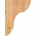 thumbnail image 3 of 3 1/2"W x 10"D x 14"H Carmel Smooth Corbel, Western Red Cedar, 3 of 9