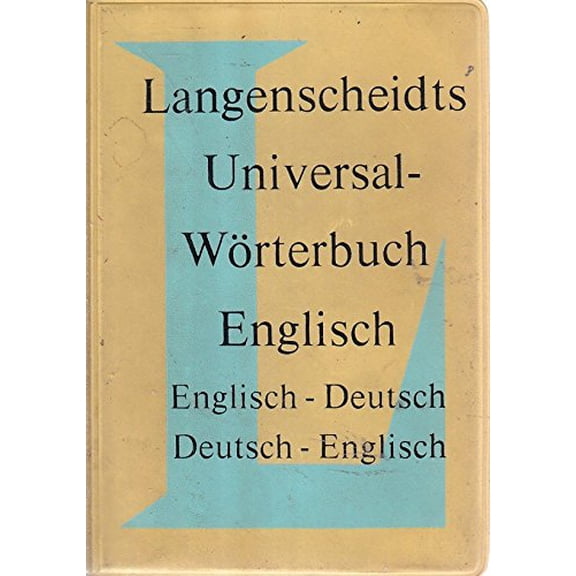 Pre-Owned Langenscheidts Universal - WÃ¶rterbuch Englisch Paperback