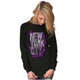 thumbnail image 3 of New York City Skyscraper Graffiti Long Sleeve TShirt Men Women Brisco Brands S, 3 of 5