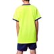 thumbnail image 4 of Odeerbi Juego de Entrenamiento de Fútbol Seco Rápido Para Chicos Y Niñas Pantalones Cortos de Camiseta Con Cuello En V Ropa Deportiva de Impresión Gradiente Para 4-17 Años, 4 of 4