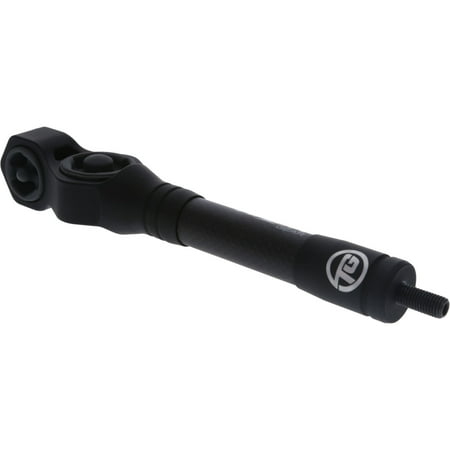 TRUGLO Cadence Vibration-Dampening 8 Hunting Archery Bow Stabilizer Black