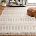 thumbnail image 2 of SAFAVIEH Natura Gligor Southwestern Wool Area Rug, Ivory/Taupe, 6' x 9', 2 of 8