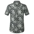 thumbnail image 2 of SSLR Mens Hawaiian Shirt Casual Button Down Shirts Short Sleeve Summer Beach Shirts, 2 of 7