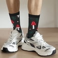 thumbnail image 6 of Pofeuu Amanita Mushroom Print Crew Socks, Adult Running Hiking Socks for Youth and Adult, 6 of 6