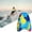 B, variant on Inflatable Body Board Foldable Inflatable Bodyboard with Comfortable Grips Portable Lightweight Surf Board for Pool Beach Water Sports Easy to Use for Beginners and All Skill Levels