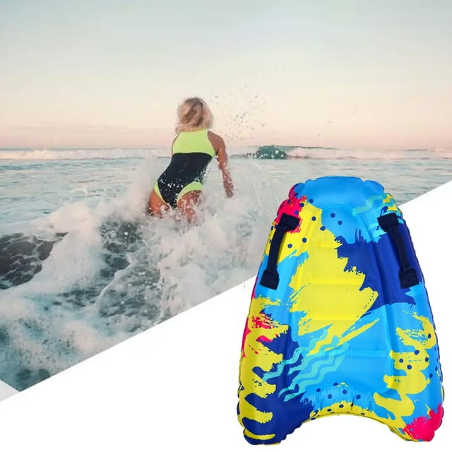 Inflatable Surfboard Potable Bodyboard With Handles Lightweight Sof Body Boards For Kids Surfboards Pool Loats Boards For Beach Suring Swimming Water