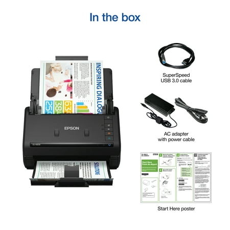Epson - WorkForce ES-400 II Duplex Desktop Document Scanner