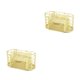 thumbnail image 4 of Methold Metal organizado en múltiples compartimentos - Caja de almacenamiento de suministros de oficina Hierro resistente y duradero Tuhao Oro Tuhao 2Conjunto, 4 of 6