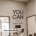 thumbnail image 4 of Motivational Wall Decal Sticker Quote Vinyl Wall Art Decor - You Can, End of Story, 4 of 6