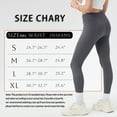 thumbnail image 3 of OQQ Women's 1 Piece Yoga Leggings Ribbed Seamless Workout High Waist Cross Over Athletic Exercise Leggings, 3 of 7