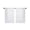 A-White, variant on Feledorashia Indoor White Floral Vintage Semi-Sheer Lace Voile Kitchen Window Valance Curtains, 51’’x16’’,White