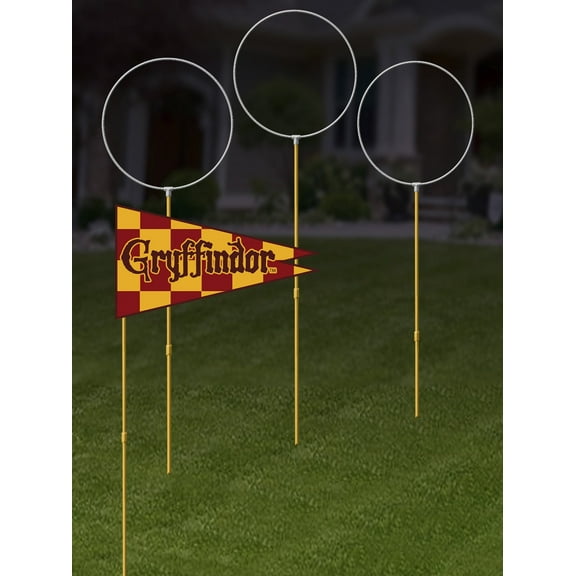 Harry Potter Quidditch Rings and Flags Lawn Decoration by Rubies