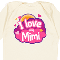 thumbnail image 4 of Inktastic I Love My Mimi Grandma Girls Long Sleeve Baby Bodysuit, 4 of 5
