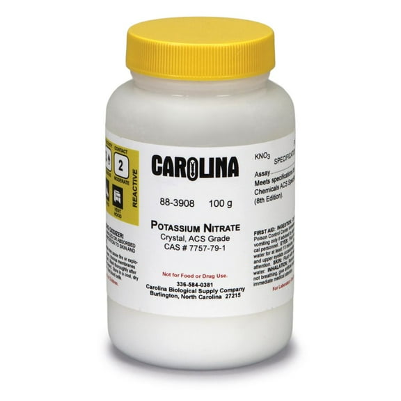 Potassium Nitrate, Crystal, Acs Grade, 100 G