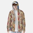 thumbnail image 3 of Haiem Funny Dogs Family UPF 50+ Fishing Shirts for Men Long Sleeve UV Sun Protection Hoodie Non-Mask Outdoor Hiking Shirts, 3 of 8