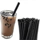 thumbnail image 1 of 100pcs Disposable Plastic Boba Milk Tea Drinking Straws, 1 of 5