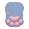 thumbnail image 1 of Diseño de pata de gato 3D, alfombrilla de ratón, para computadora, para estudio, oficina y hogar (azul), 1 of 3