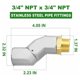 thumbnail image 4 of 2X Conector Giratorio 360 Giratorio de Manguera de Combustible para Boquilla de Combustible Giratorio de Avión de Combustible de Avión Múltiple 3/4 Pulgadas, 4 of 10