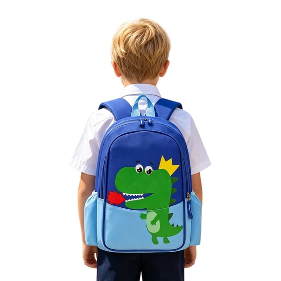 WAYUTE Kids Backpack Dinosaur Print Large Capacity Back to School Backpack Toddler Lightweight Preschool Kindergarten Bookbag Casual School Activities