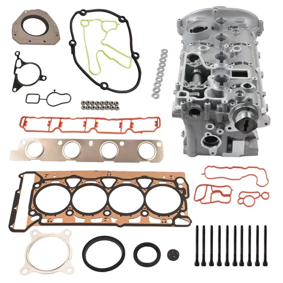 GELUOXI Complete Cylinder Head Kit for Volkswagen Passat Jetta GTI Tiguan 2.0T CCTA CCZA