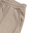 thumbnail image 7 of Men's Ribbed Tracksuit Sets Casual Stand Collar Sweatshirt and Straight Leg Sweatpants Suits, 7 of 7