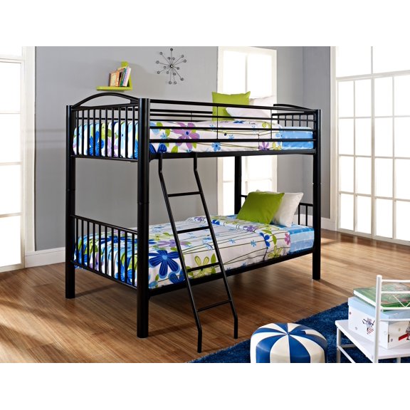 Powell Twin Over Twin Heavy Duty Metal Bunk Bed, Multiple Sizes and Colors