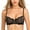 Black#1, variant on Women's Front Closure Sheer See Through Bra Racerback Unlined Underwire Bras for Everyday