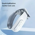 thumbnail image 5 of Massager | Electric Heated & Shoulder Relaxer | Ergonomic U-Shaped Physiotherapy Device | 4 Massage Heads | USB Charge | | Portable | White | 15x15x6cm, 5 of 9