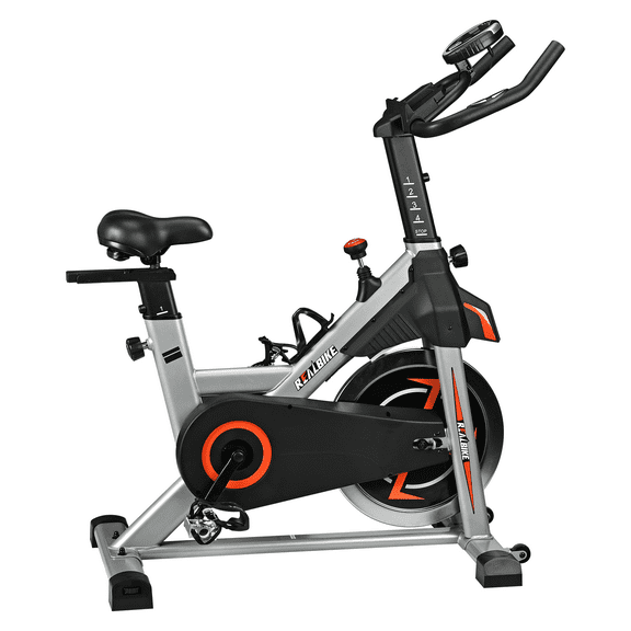 Indoor Cycling Bike - 330 lbs Capacity, 30 lbs Flywheel Magnetic Stationary Bike with Adjustable Resistance, Tablet Mount, Comfortable Seat & Cage Pedals – Smooth, Quiet Exercise Bike for Home Gym