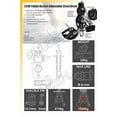 thumbnail image 5 of BLUESHARK 38mm Single Swivel Fiddle Becket Adjustable Cam Sailing Block Choose Quantity (1-Pack) 2260, 5 of 5