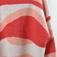 thumbnail image 4 of Pull de Noël pour Femmes, Tricoté, Mode, Mi-Long, Col Rond, Imprimé, Cardigan Chaud, Décontracté, 4 of 7