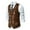 Coffee, variant on Men's Fashion Color Contrast Embroidered Suit Vest