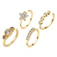 thumbnail image 4 of 4pcs Nose Cuffs Zircon Nose Rings Women Nose Cuffs Jewelry Fake Nose Rings, 4 of 8