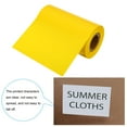 thumbnail image 3 of Unique Bargains 3.93'x328' (100mmx100m) Wax Thermal Transfer Ribbon, 1 Roll 1' Core Ink Out Barcode Printer Ribbon, Yellow, 3 of 6