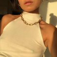 thumbnail image 3 of ZAXARRA Femmes Punk Collier Creux Géométrie Pull Pendentif Chaîne de Cou, 3 of 6