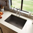 thumbnail image 2 of Elkay Quartz Luxe 33" x 18-7/16" x 9-7/16", Single Bowl Undermount Sink, Silvermist, 2 of 3