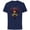 Navy, variant on Marvel Studios Deadpool & Wolverine with Claw-Slashed Logo - Short Sleeve Cotton T-Shirt for Adults - Customized-Black
