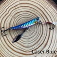 thumbnail image 3 of Cebo falso de Luya con placa de hierro para caballa de tiro largo, lentejuelas de Luya, lentejuelas giratorias modificadas, anzuelo doble, cebo para pesca en el mar en agua dulce, 3 of 5